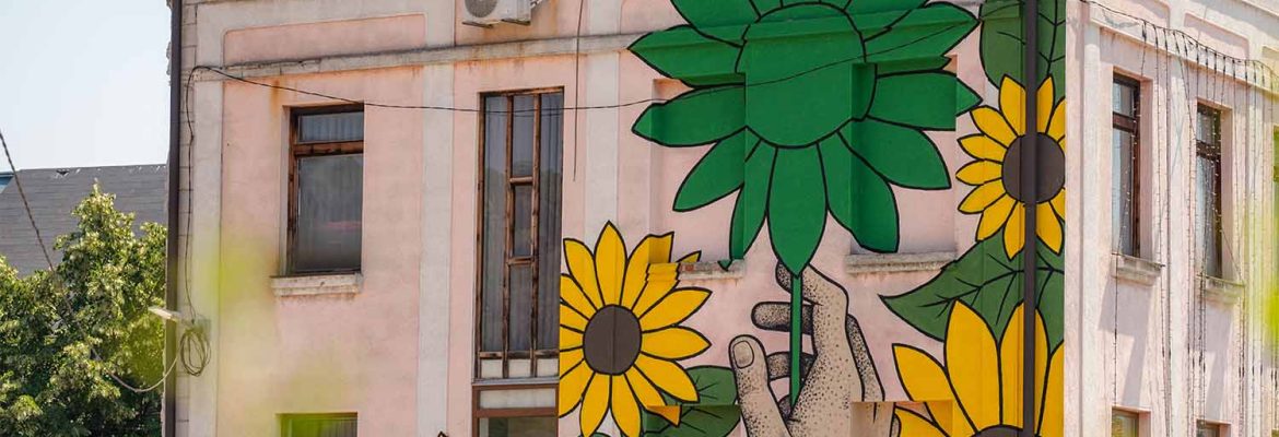 Sunflower Alley – Ecological Murals in Tuzla