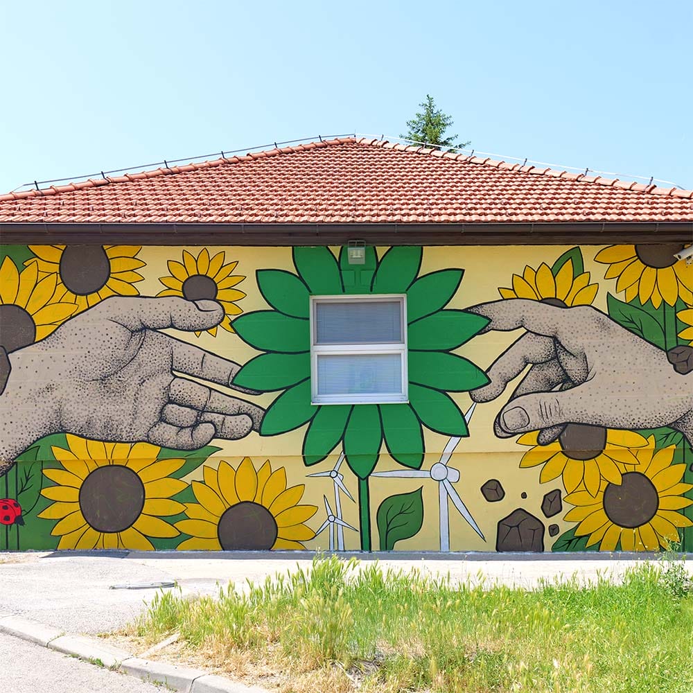 Murals in Tuzla – Eco Art by Ljubomir Todorović